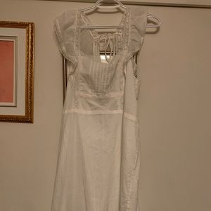 Abercrombie open back lace mini dress. Size large. Never worn.